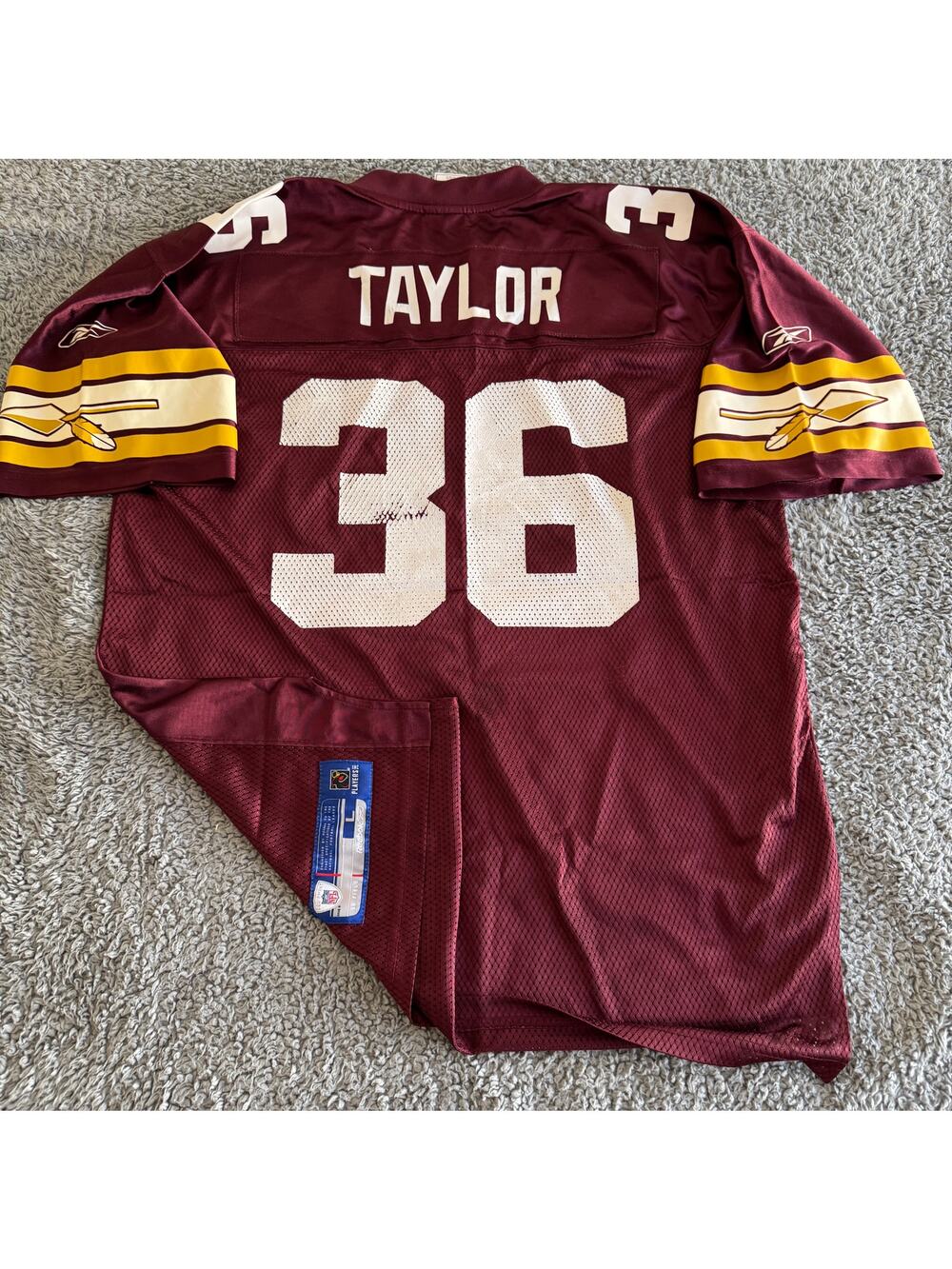 Sean Taylor Reebok 2004 NFL Washington Redskins #36 Rare Alt Jersey Men's Size L